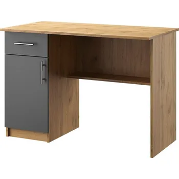 Psací stůl VerDesign KANTOR KIT psací stůl N05, antracit / dub Apalačský, levý