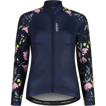 cyklistický dres Dámský cyklistický dres Maloja VILSAM. 1/1 - tmavě modrá XS
