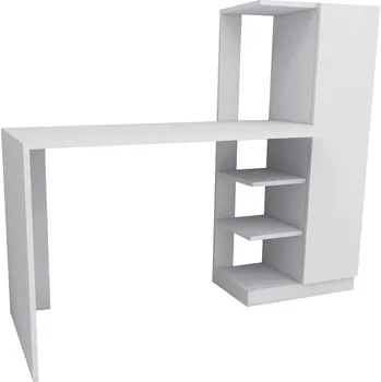 Psací stůl VerDesign RICK psací stůl se skříňkou, bílá