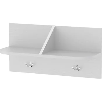 Věšák VerDesign Věšáková police Vera-2, bílá