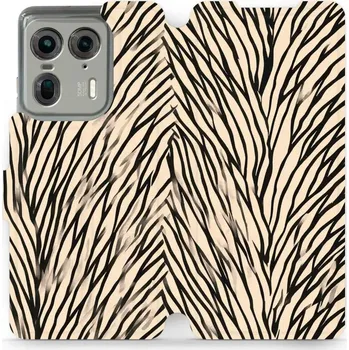 Pouzdro na mobilní telefon Flipové pouzdro Mobiwear - Motorola Edge 50 Ultra - VA52S V koruně stromu (Knížkové flip pouzdro, obal, kryt na mobil Motorola Edge 50 Ultra - VA52S V koruně stromu, materiál Umělá kůže + TPU - ochrana 360°, stojánek, silikonová vanička, magnetické zavírá