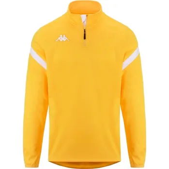 Pánská mikina KAPPA4SOCCER DOLVOLE mikina žlutá-bílá 3XL