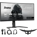 iiyama G-Master GCB3482WQSU-B1 Black Hawk 34" Bent VA LED monitor 120Hz 0,6ms (HDMI, DP, USB-C) FreeSync Premium