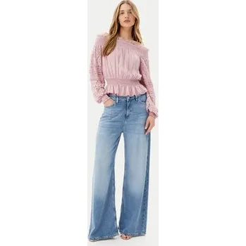 Dámská halenka Guess Halenka W5GH0S WE550 Růžová Regular Fit L