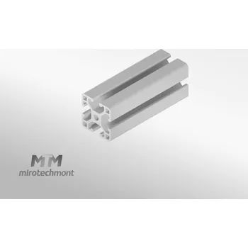 Stavební profil Konstrukční modulární hliníkový profil 30x30 I6 Drážka: I8, délka: 500mm