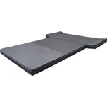 AMBRILO Skládací matrace do auta šedá 110/135x195x8 cm