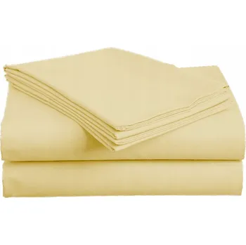 Prostěradlo PROSTĚRADLO BEZ GUMIČKY BAVLNĚNÝ SATÉN 140X200 PŠENIČNÁ