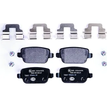 Brzdová destička Sada brzdových destiček, kotoučová brzda HELLA 8DB 355 025-371