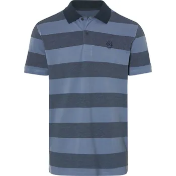 LIVERGY® Pánské polotriko (pruhy/modrá, M(48/50))