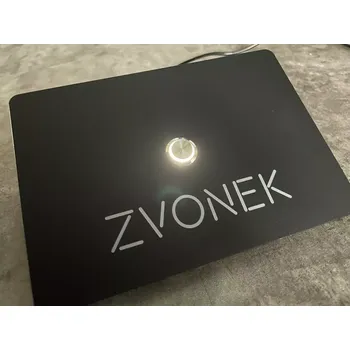 Domovní zvonek Home Deco Zvonkové tlačítko LED 12V 10 x 15 cm