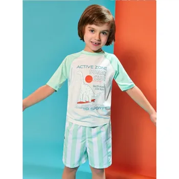 Chlapecké kalhoty Sinsay - Šortky z rychleschnoucí tkaniny Active - zelená - 964DW-07X - 964DW-07X-140