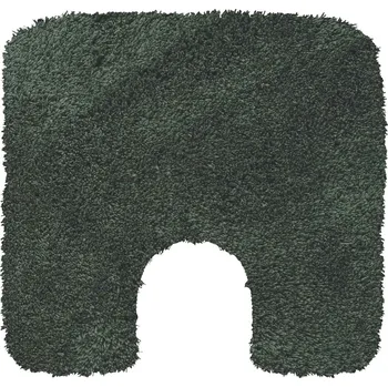 Sada koupelnových doplňků SPIRELLA Spirella koupelnová WC předložka BREE, tmavě zelená, akryl, 55 x 55 cm, 10.21516