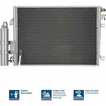 Výparník klimatizace Kondenzátor, klimatizace NISSENS 94439