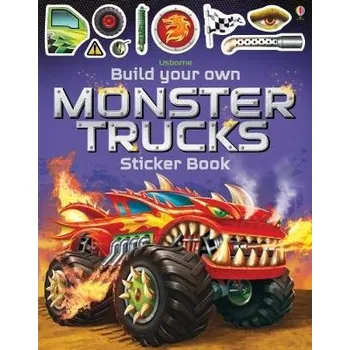 Cizojazyčná kniha Build Your Own Monster Trucks Sticker Book - Tudhope, Simon