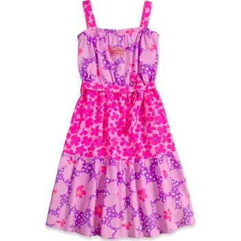 Dívčí šaty Dívčí šaty UP BABY ALL ABOUT FLOWERS růžové Velikost: 116