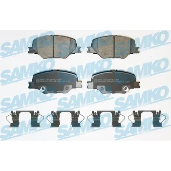 Brzdová destička Sada brzdových destiček, kotoučová brzda SAMKO 5SP2107K