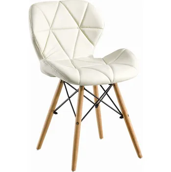 Jídelní židle VerDesign DORSET II čalouněná židle, bílá