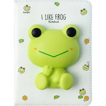 Diář Diář Squishy FROG 127 x 175 mm, 128 stran