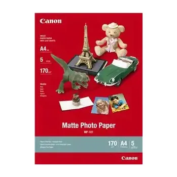 Kancelářský papír Canon MP-101, A4 fotopapír matný, 5 ks, 170g/m