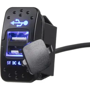 Elektrická zásuvka 2x USB zásuvka 12/24V, 4,2A 34560