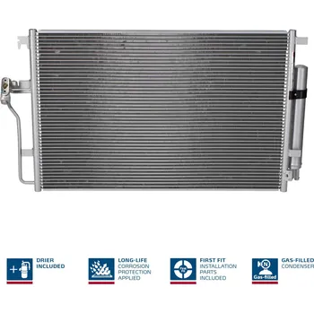 Výparník klimatizace Kondenzátor, klimatizace NISSENS 94917