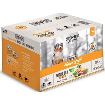 Krmivo pro psa MACS Dog SOFT MONO kachna 12kg (chov.bal. 3x4kg)+150Kč BONUS+DOPRAVA ZDARMA+1x masíčka Perrito! (AKČNÍ BONUS 150Kč + SLEVA PO REGISTRACI / PŘIHLÁŠENÍ!)