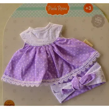 Doplněk pro panenku Obleček na miminko - holčičku Alessandru od firmy Paola Reina (Obleček na Los Gordis 34 cm)