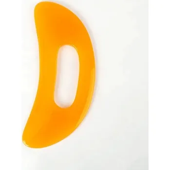 Masáž Gua sha pomůcka na krk ze včelího vosku | masážní nástroj, gua sha kámen - žluť