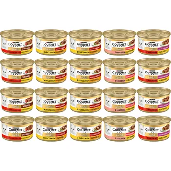 Krmivo pro kočku Purina Gourmet Gold Mix příchutě v omáčce 72x85g