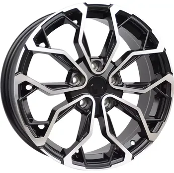 Alu kolo Alu kola Racing Line XF260, 17x7 5x114.3 ET43, černá + leštění vhodné pro Renault Megane IV (od 2016), Renault Talisman