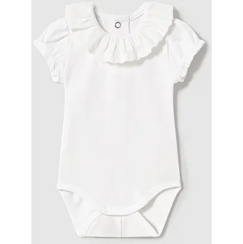 Kojenecké oblečení Mayoral dívčí body s krajkou 1757 - 74 Velikost: 65 BAVLNA