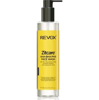 Revox B77 Zitcare AHA BHA PHA Face Wash jemný čisticí gel s exfoliačním účinkem 250 ml