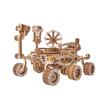 Puzzle Wood Trick "Marťanské vozítko" - 3D dřevěné mechanické puzzle ("Mars Rover" - dřevěné 3D puzzle a dřevěné skládačky)