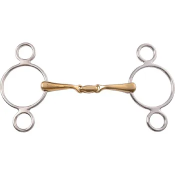 Udidlo pro koně Umbria Equitazione Udidlo sněhulák dvakrát lomené Umbria Equitazione, 16 mm 12,5 cm