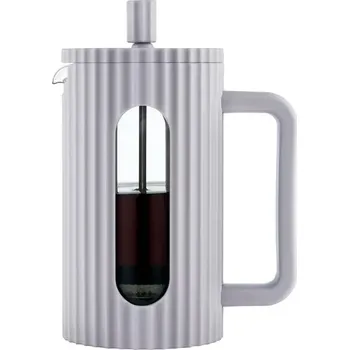 Moka konvice Klausberg KB-7747 – konvice 600 ml na kávu a čaj s nerezovým pístem - šedá - french press