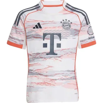 Chlapecké tričko adidas Bayern Munich Away Shirt 2025 2026 Juniors White 11-12 Years