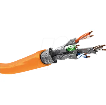 Počítač GOOBAY Vodič S/FTP 4x2x23AWG 7a drát Cu LSZH oranžová 50m