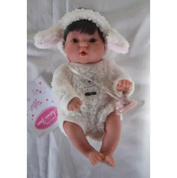 Panenka Realistická panenka - miminko - holčička Pikolína oblečena za OVEČKU od firmy Antonio Juan -2 (Picolín - animalitos)