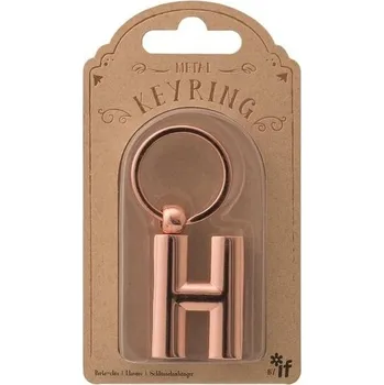 Set školních potřeb Metalowy brelok do kluczy litera H Keyring