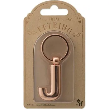 Set školních potřeb Metalowy brelok do kluczy litera J Keyring