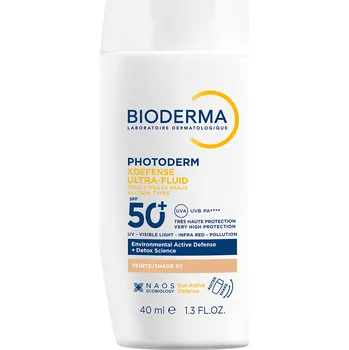 Přípravek na opalování Bioderma Photoderm XDefense tónovaná ultrafluidní ochrana SPF50+ 02 světlá 40 ml