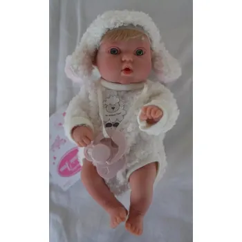 Panenka Realistická panenka - miminko - holčička Pikolína oblečena za OVEČKU od firmy Antonio Juan -1 (Picolín - animalitos)