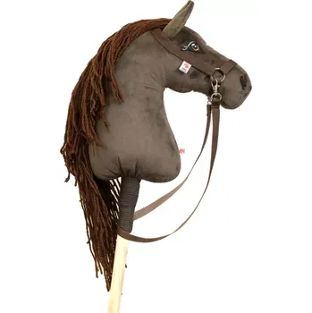 Hobby horsing Gizmo - Tmavě hnědá hříva - Hříbě (Hobby horsing )