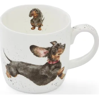 Wrendale porcelánový hrnek That Friday Feeling s jezevčíkem 0,31l