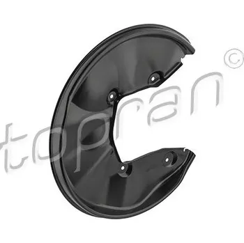 Brzdový kotouč Ochranný plech proti rozstřikování, brzdový kotouč TOPRAN 117 973