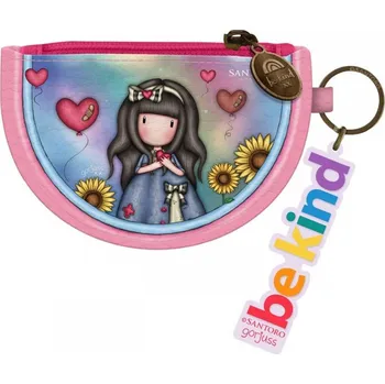 Peněženka Peněženka i klíčenka "Be Kind To Yourself" od firmy SANTORO London z kolekce Gorjuss Be Kind (Gorjuss Be Kind - Keyring Zip Purse - "Be Kind To Yourself" )