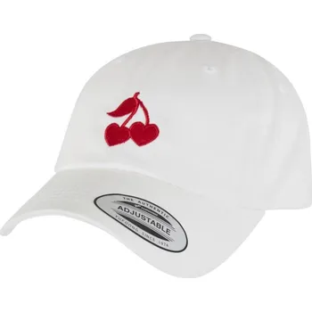 Kšiltovka Heart Cherries Dad Cap - white