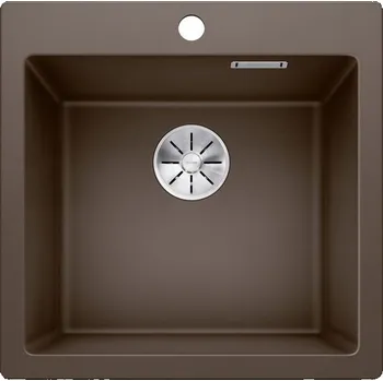 Kuchyňský dřez Blanco Pleon 5 Granitový dřez bez odkapu 51,5x51cm, káva 521677