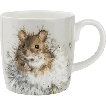 Stolování Wrendale porcelánový hrnek velký Dandelion s myškou 0,4l