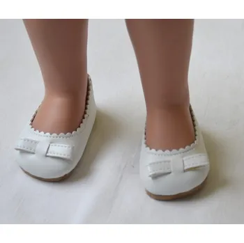 Doplněk pro panenku Bílé nízké boty pro Coral (Boty na panenky Coral - 45cm)